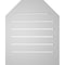Ekena Millwork Octagonal Top Surface Mount PVC Gable Vent w/ 2"W x 2"P Brickmould Sill Frame, 20"W x 24"H GVPOT20X2403SF - alternate 3
